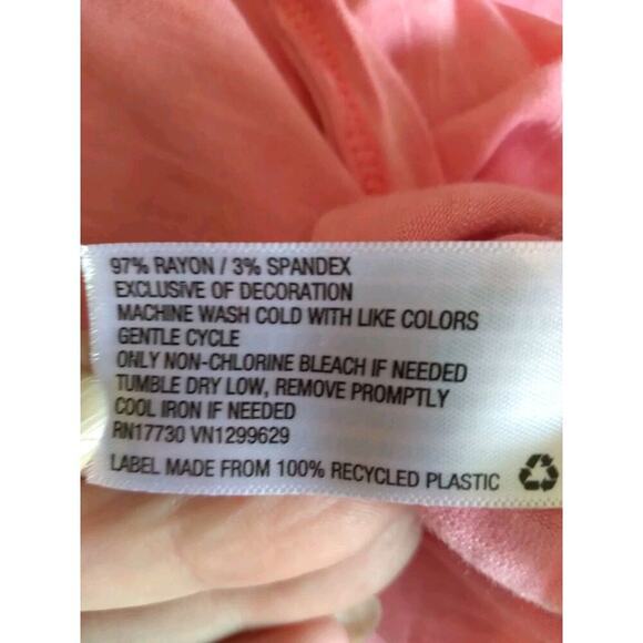 Knox Rose Maxi Dress Pink Tiered Sz L Beach Boho Fairy - Picture 9 of 9